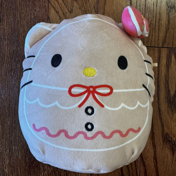 Hello Kitty Sanrio Squishmallows Gingerbread Christmas 2024 8" Plush Stuffie - Picture 7 of 16